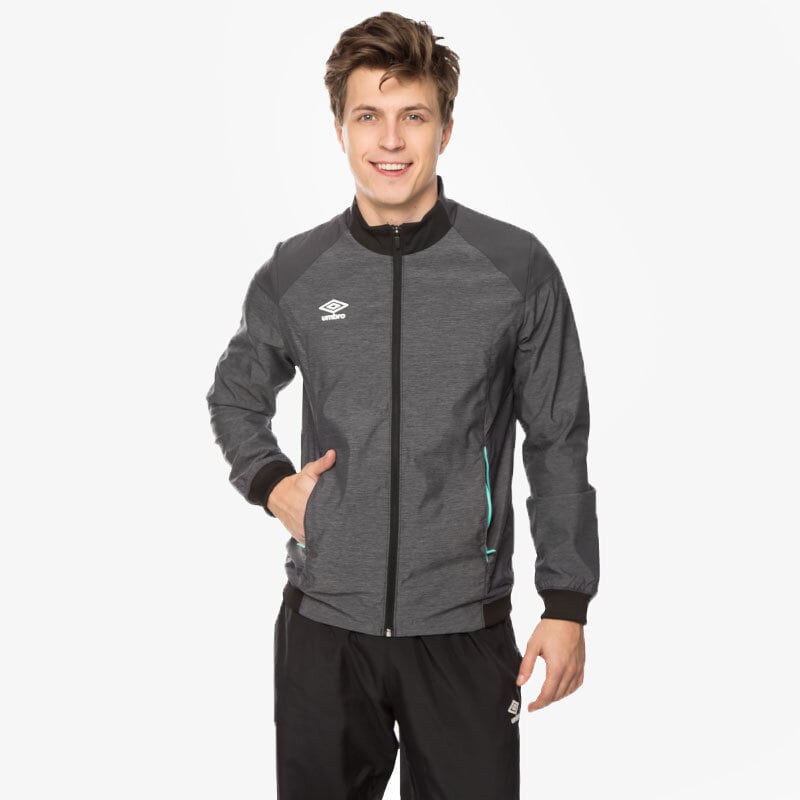 Přechodná bunda pánská (podzimní, jarní) UMBRO BUNDA MEDUS TRACK 64044UDVT ČERNÁ