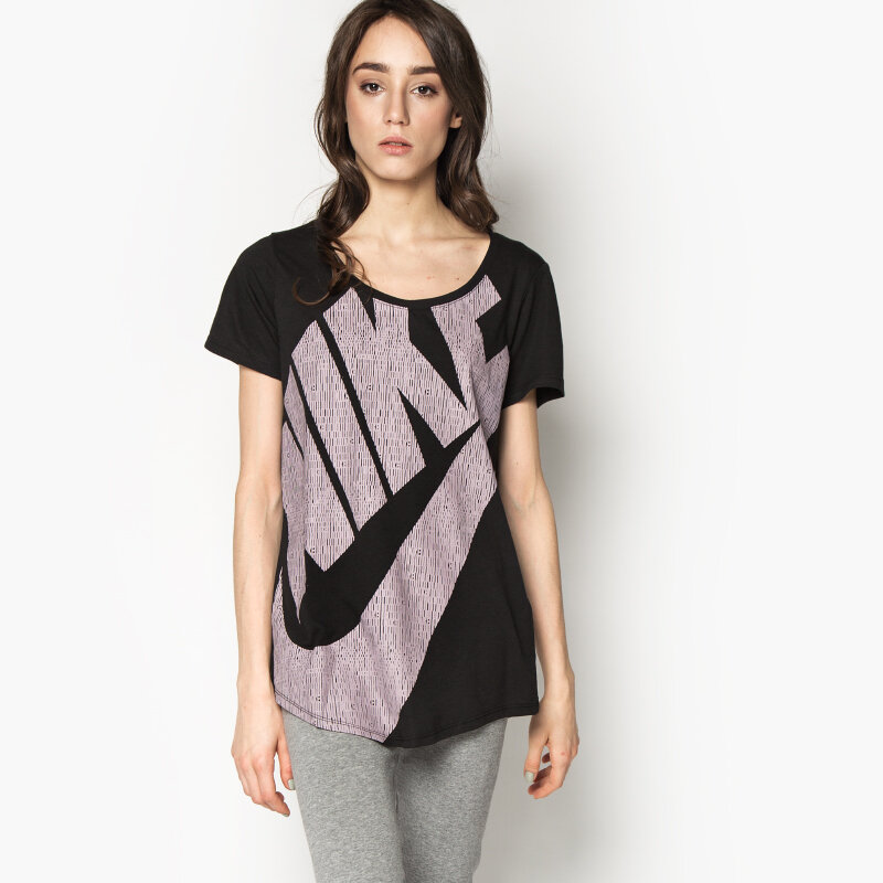 dámské tričko NIKE TRIČKO BF FUTURA GLYPH FILL 729489010 ČERNÁ