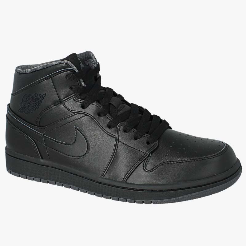 pánské tenisky JORDAN AIR 1 MID  554724021 ČERNÁ