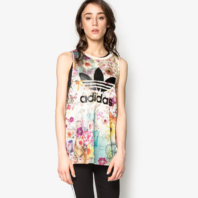 dámské tričko ADIDAS TRIČKO LOOSE TRF TOP AJ8136 VÍCEBAREVNÁ