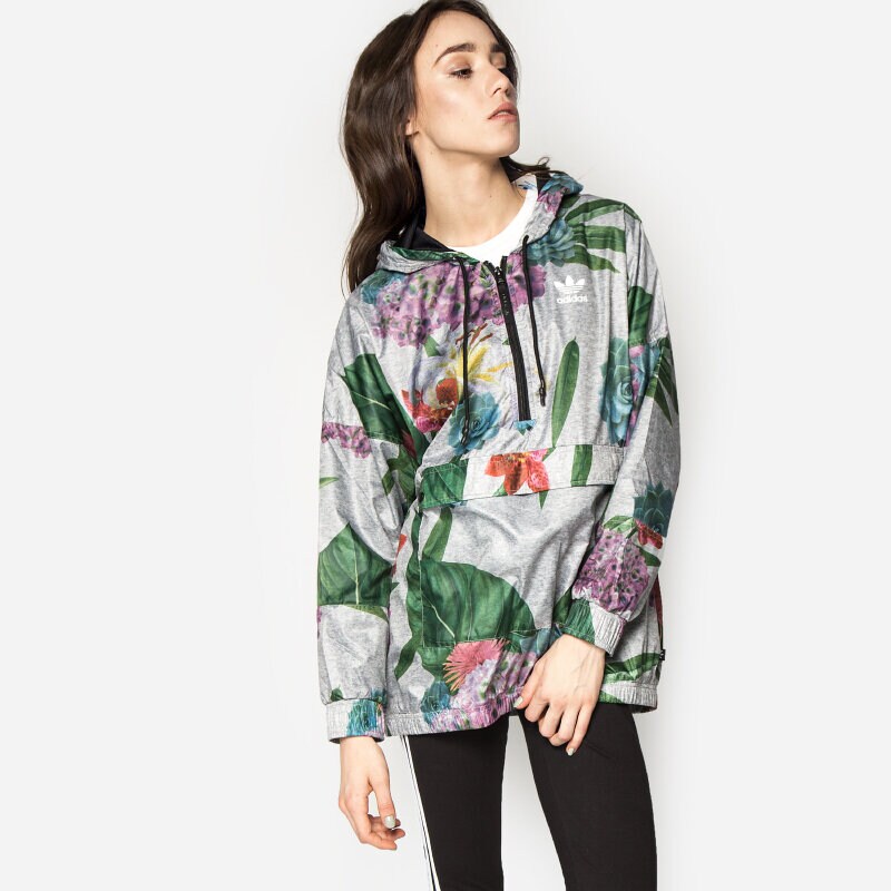 Přechodná bunda dámská (podzimní, jarní) ADIDAS BUNDA TRAIN FL JACKET AJ8875 VÍCEBAREVNÁ