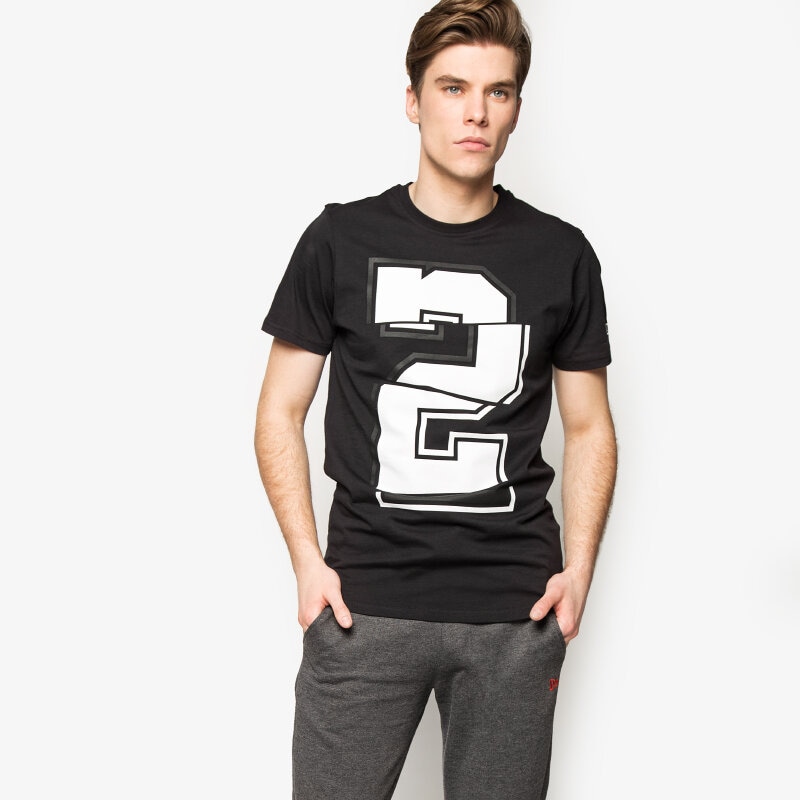pánské tričko NEW ERA TRIČKO NEUE LUXX NUMBER TEE 11208527 ČERNÁ