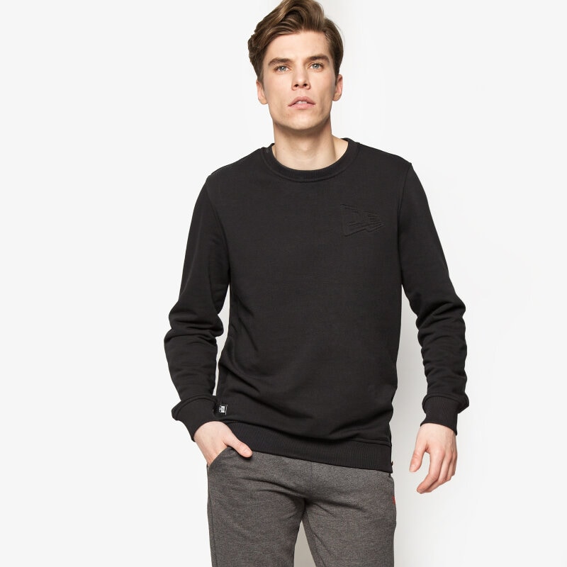 pánská mikina NEW ERA MIKINA NEUE LUXX CREW 11208629 ČERNÁ