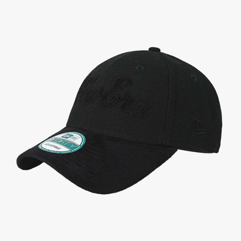 dětská kšiltovka NEW ERA ČEPICE SUEDE SCRIPT NEW ERA BLACK 80212674 ČERNÁ
