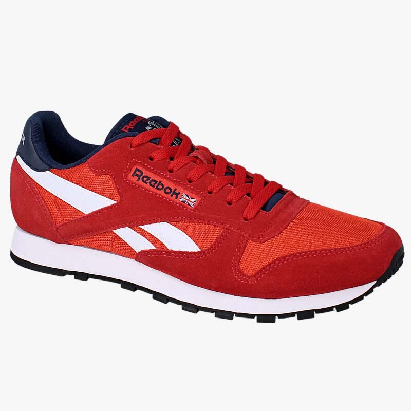 pánské tenisky REEBOK CLASSIC SPORT CLEAN V67303 ČERVENÁ