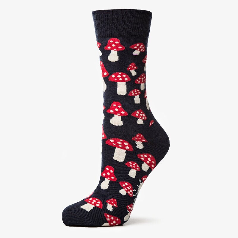 dámské ponožky HAPPY SOCKS PONOŽKY SHROOM SHR016000 VÍCEBAREVNÁ