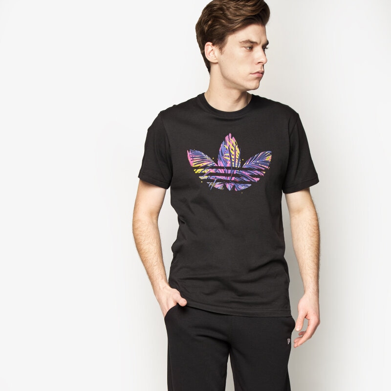 pánské tričko ADIDAS TRIČKO JUNGLE TEE AJ7119 ČERNÁ