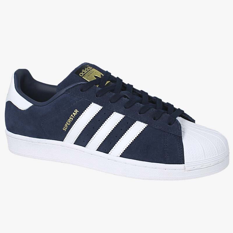 ADIDAS SUPERSTAR SUEDE S75142 TMAVOMODRÁ