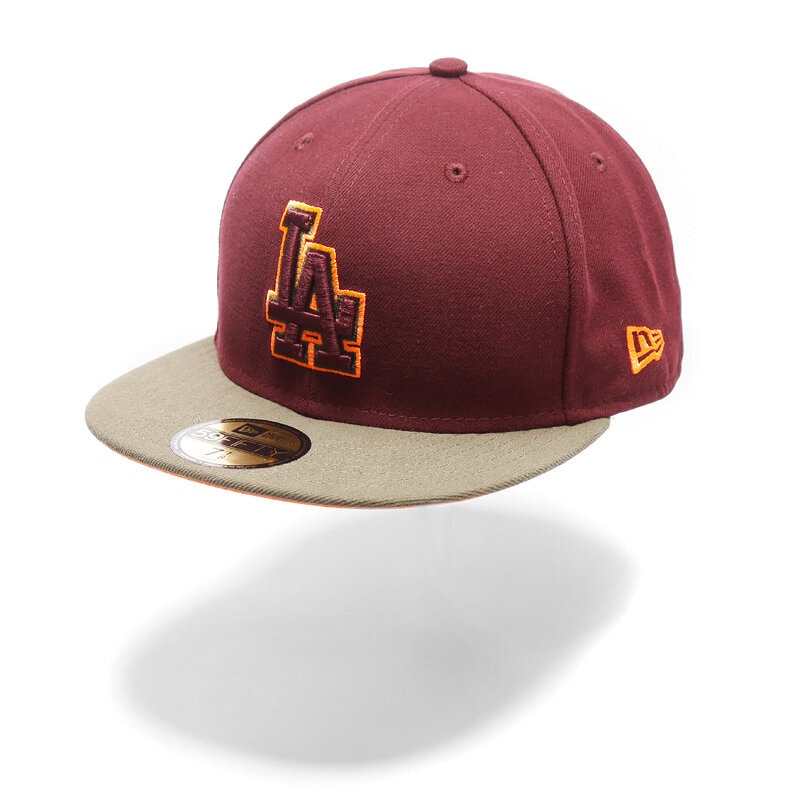 dětská kšiltovka NEW ERA ČEPICE MONOCOL 2 LOS ANGELES DODGERS 10858589 BORDOVÁ