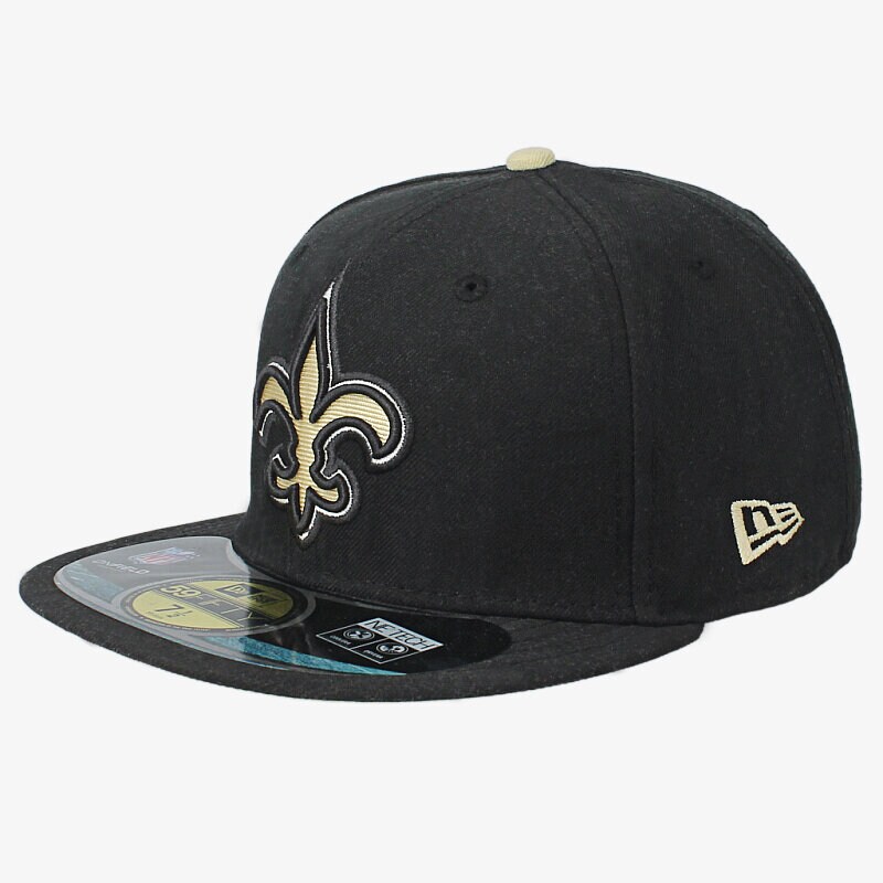 dětská kšiltovka NEW ERA ČEPICE NFL ON- FIELD NEW ORLEAN SAINTS 10529759 ČERNÁ