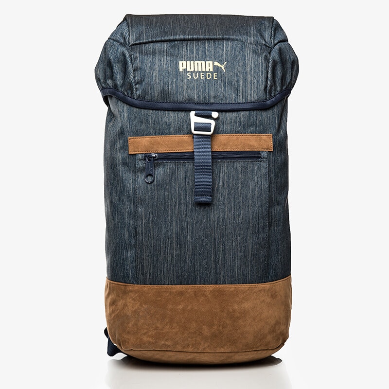 dámský batoh PUMA BATOH SUEDE BACKPACK 7385502 MODRÁ