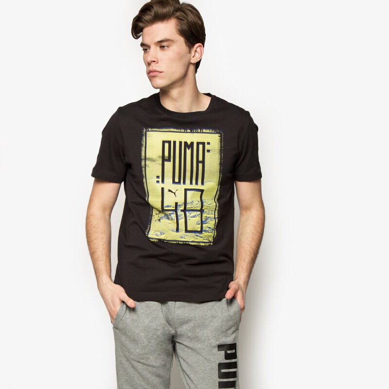 pánské tričko PUMA TRIČKO PHOTOGRAPHIC TEE 83643701 ČERNÁ