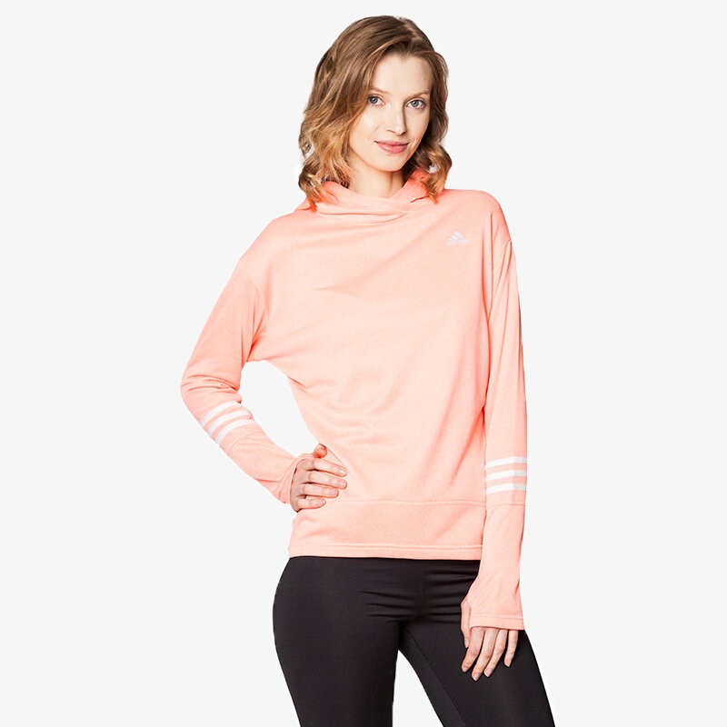 dámská mikina ADIDAS MIKINA RS ICON HOOD W AO1537 ORANŽOVÁ