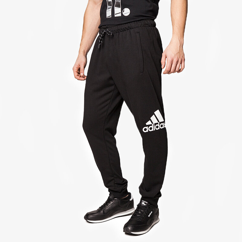 pánské kalhoty ADIDAS KALHOTY  LOGO SWPT CH S21319 ČERNÁ