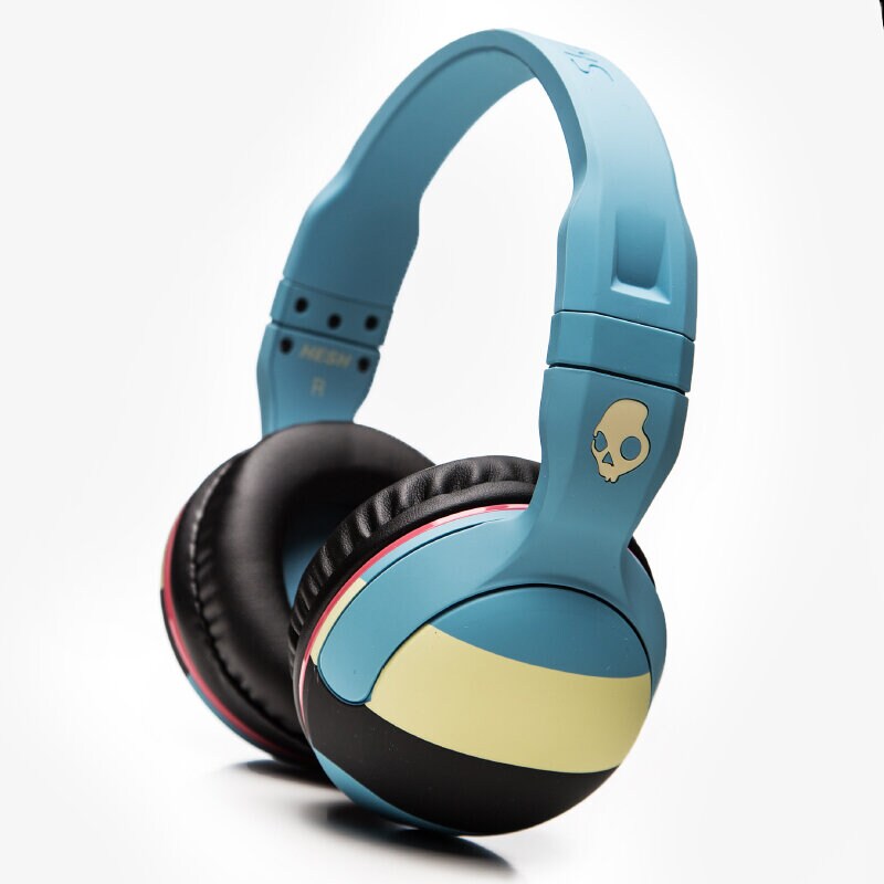 SKULLCANDY SLUCHÁTKA HESH 2.0 SURF STRIPE/BLUE/CREAM W/ MIC S6HSFY314 MODRÁ