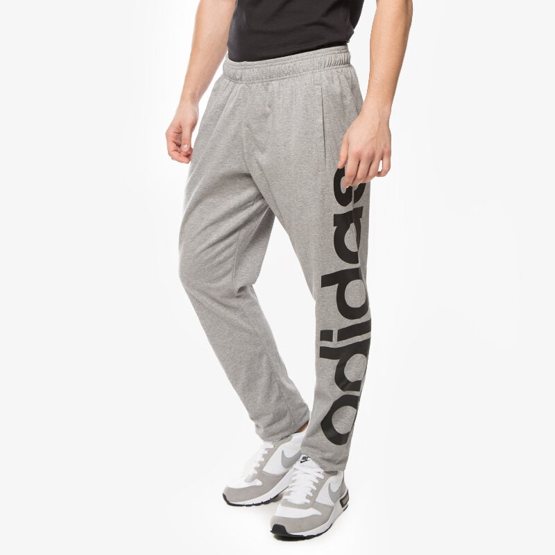 pánské kalhoty ADIDAS KALHOTY  ESS LIN TAP SJ AK1570 ŠEDÁ