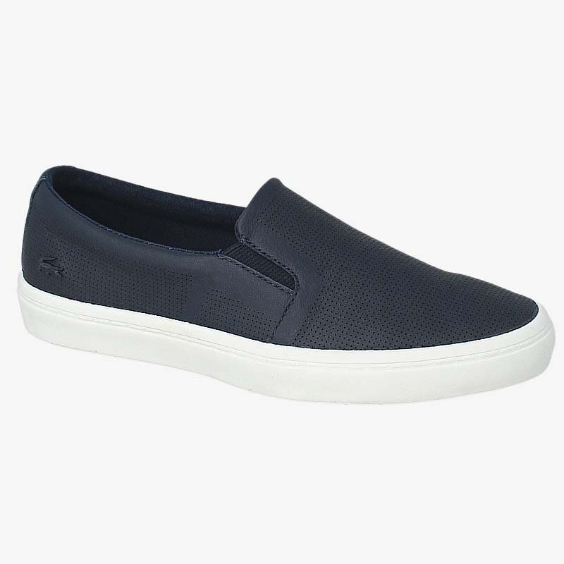 dámské boty casual LACOSTE GAZON SLIP ON 116 1 731CAW0116003 TMAVOMODRÁ