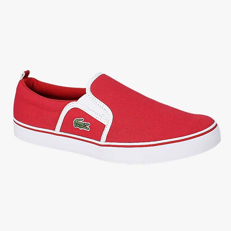 dětské tenisky LACOSTE GAZON 116 1 731SPJ0005047 ČERVENÁ