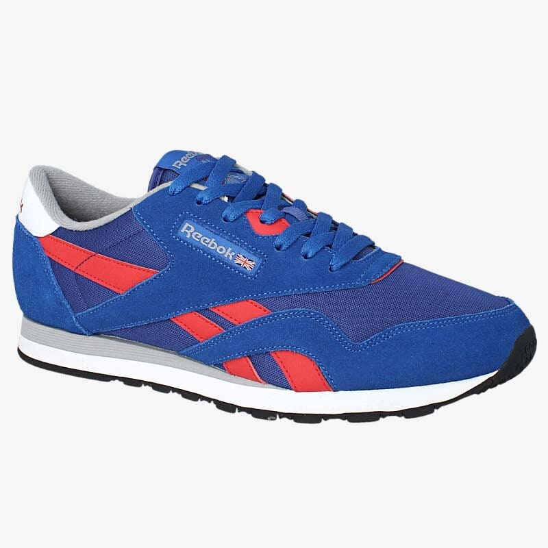 pánské tenisky REEBOK CL NYLON  V67670 MODRÁ