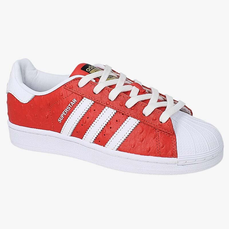 dámské tenisky ADIDAS SUPERSTAR ANIMAL S75158W ČERVENÁ