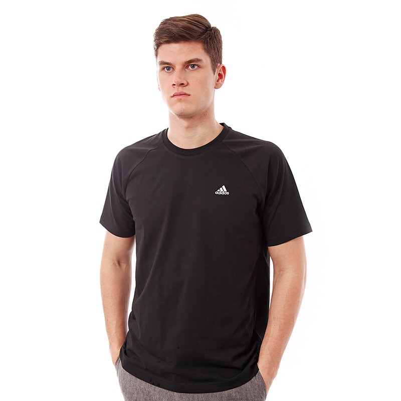 pánské tričko ADIDAS TRIČKO ESS CREW TEE X18373 ČERNÁ