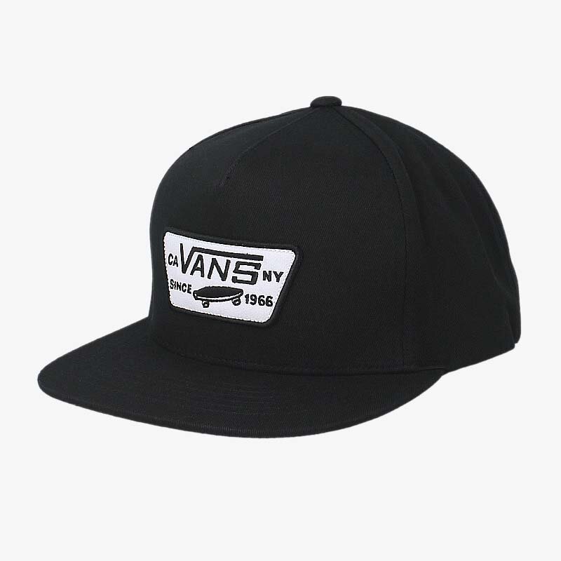 dětská kšiltovka VANS ČEPICE FULL PATCH SNAPBACK BLACK VQPU9RJ ČERNÁ