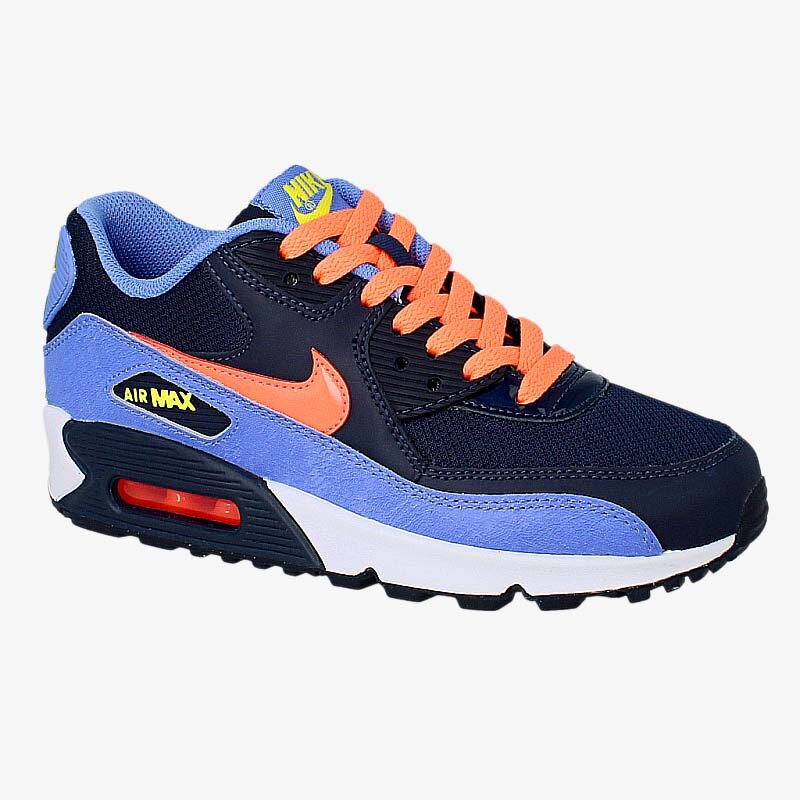 NIKE AIR MAX 90 MESH (GS)  724855408 TMAVOMODRÁ