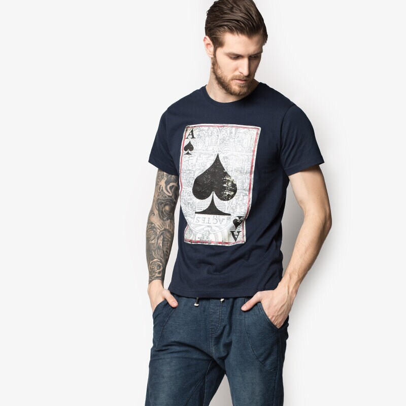 pánské tričko CONFRONT TRIČKO SARDINAS CF16TSMPR015 TMAVOMODRÁ