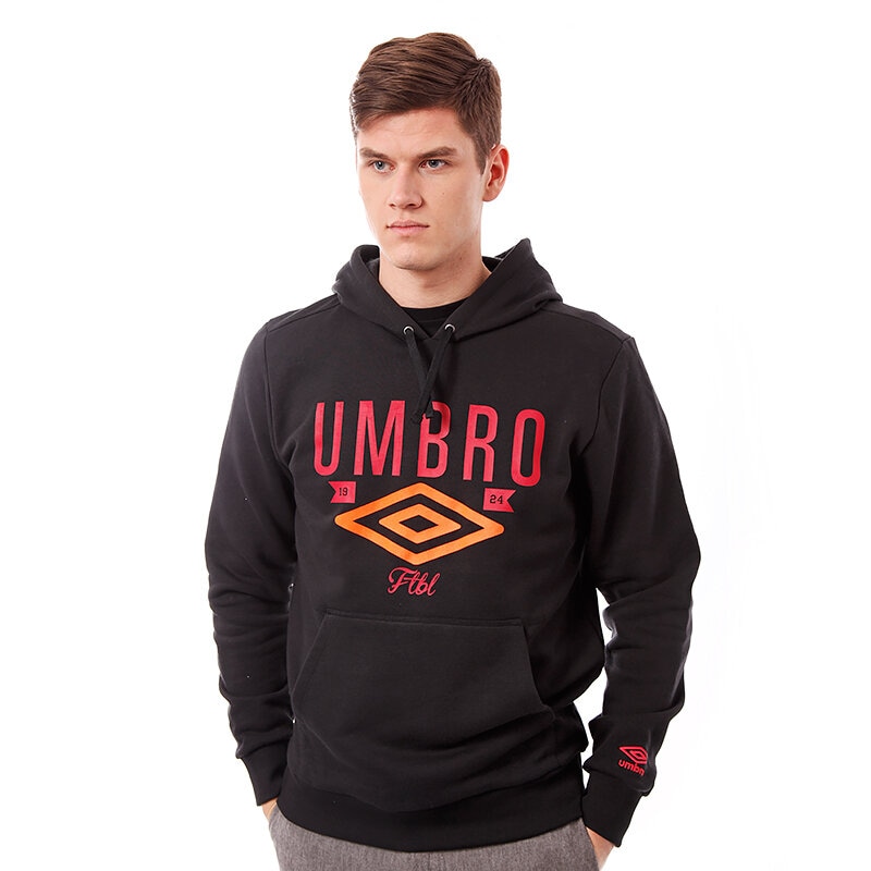 pánská mikina UMBRO MIKINA GRC FTBL OH HD TOP 62514U060 ČERNÁ