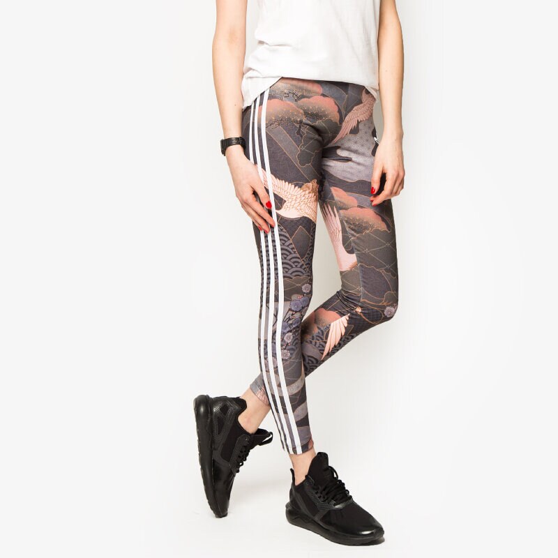 dámské kalhoty ADIDAS KALHOTY  LEGGINGS AJ7232 VÍCEBAREVNÁ