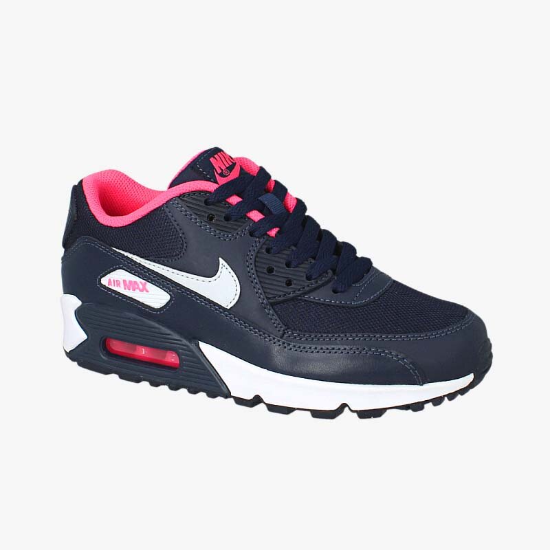 NIKE AIR MAX 90 MESH (GS)  724855400 TMAVOMODRÁ