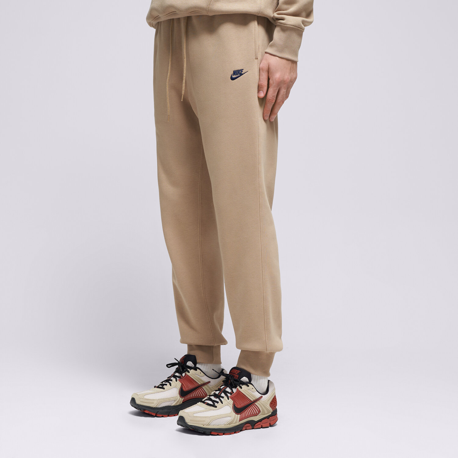 pánské kalhoty NIKE KALHOTY  M NK CLUB BB JOGGER FN3787-298 BÉŽOVÁ
