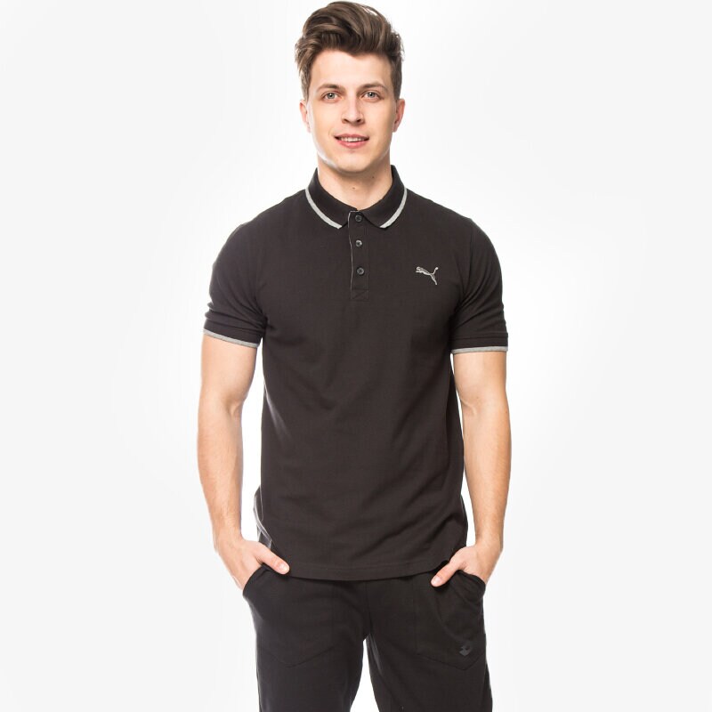 pánské polo tričko PUMA TRIČKO FUN DRY PIQUE 83651601 ČERNÁ