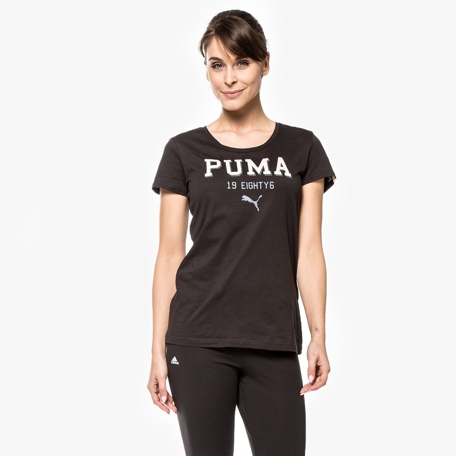 dámské tričko PUMA TRIČKO STYLE ATHL 83639501 ČERNÁ