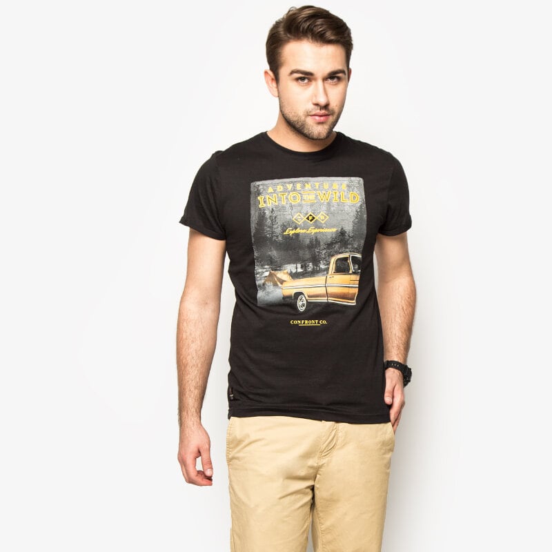 pánské tričko CONFRONT TRIČKO RANGER CFV16TSM02001 ČERNÁ