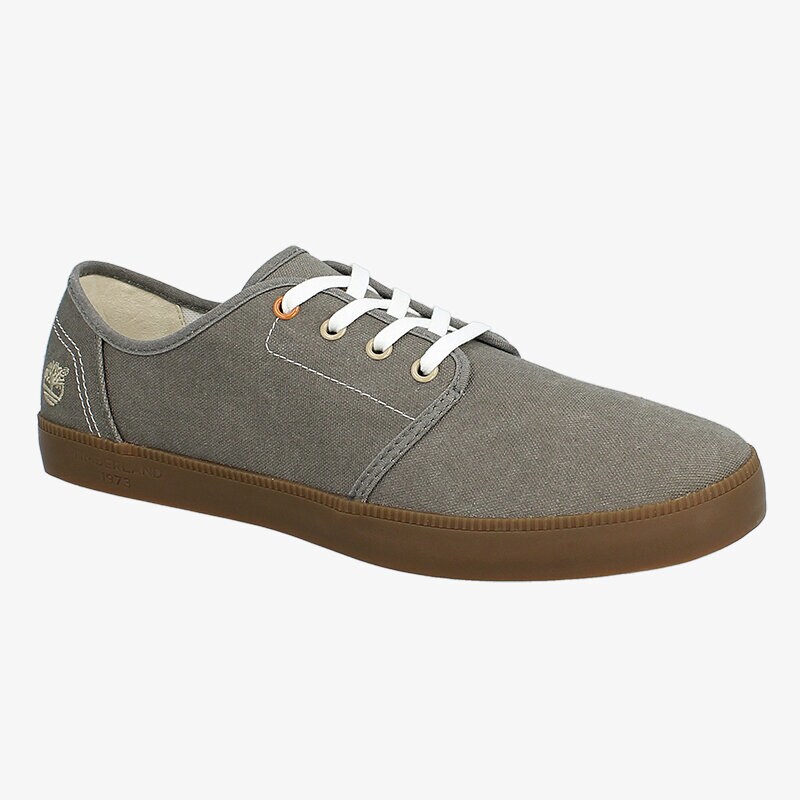 pánské boty casual TIMBERLAND NEWPORT BAY CANVAS PLAIN A15XU KHAKI
