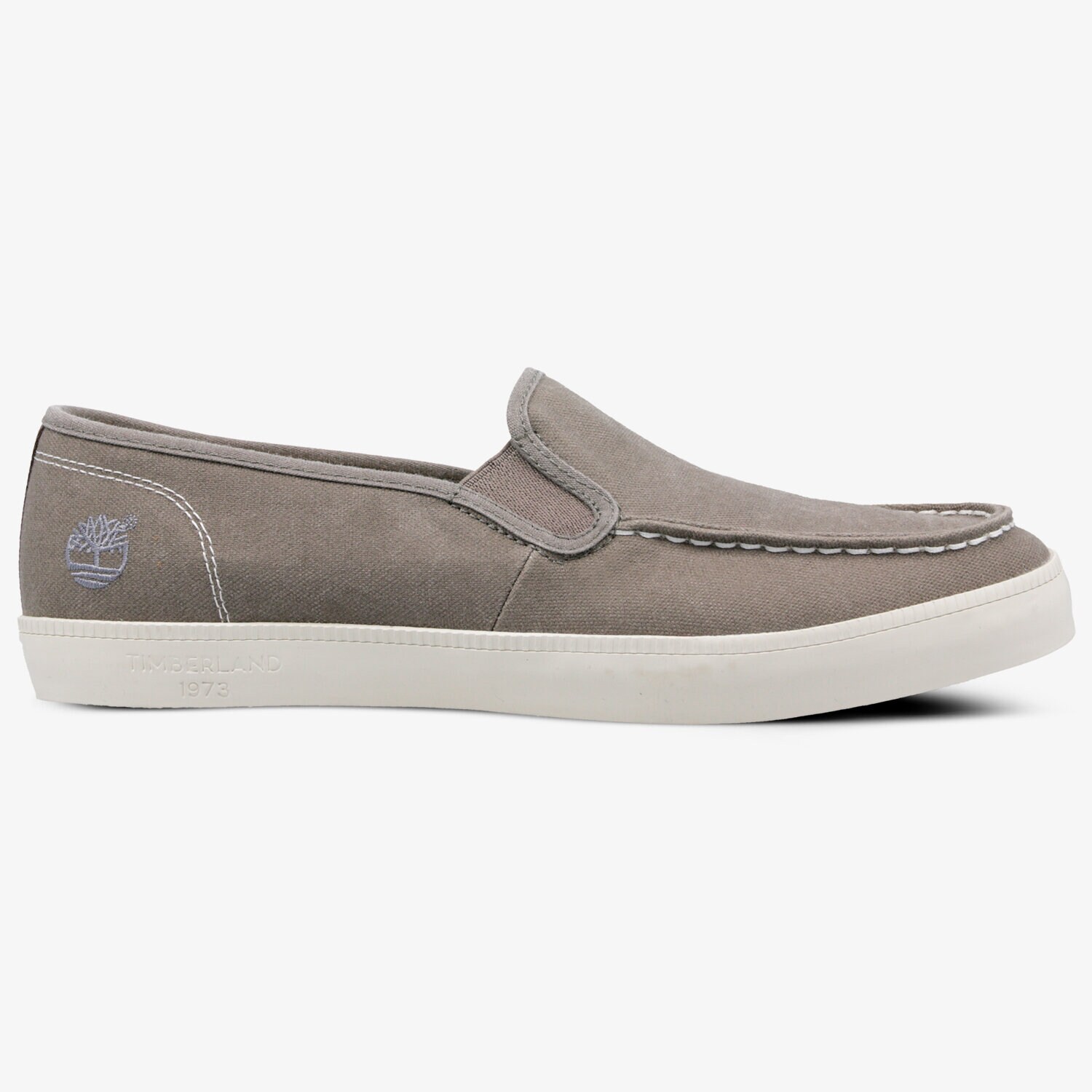 pánské boty casual TIMBERLAND NEWPORT BAY CANVAS MT SLIPON MTSLIPON A155V ŠEDÁ