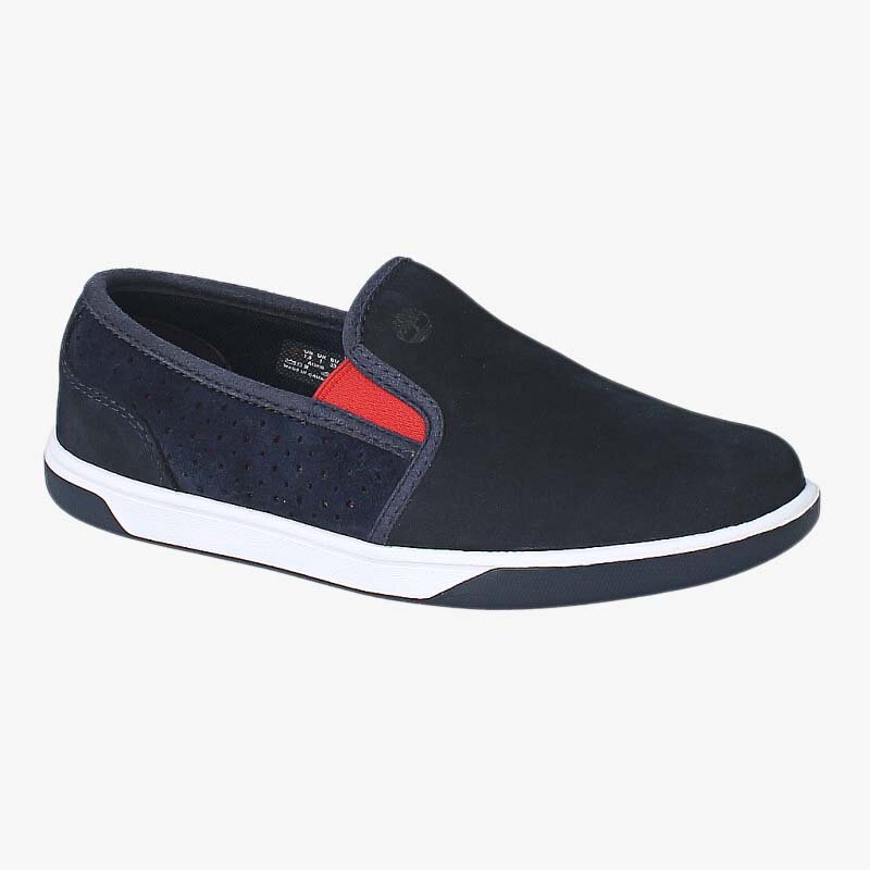 dětské boty casual TIMBERLAND GROVETON SLIP ON A16RE TMAVOMODRÁ