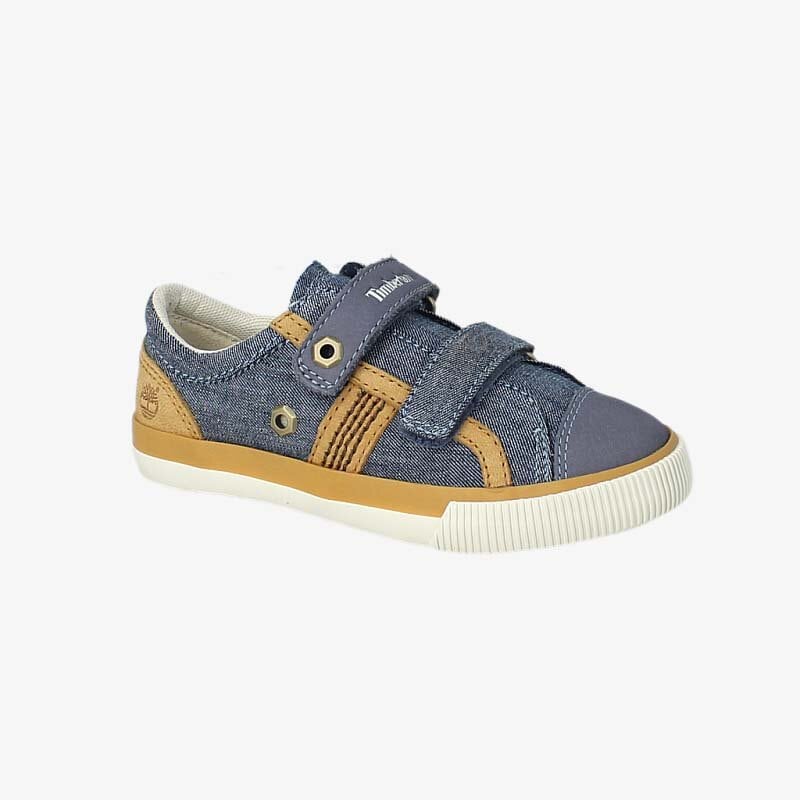 dětské tenisky TIMBERLAND GLASTENBURY HOOK & LOOP O A16T2 MODRÁ