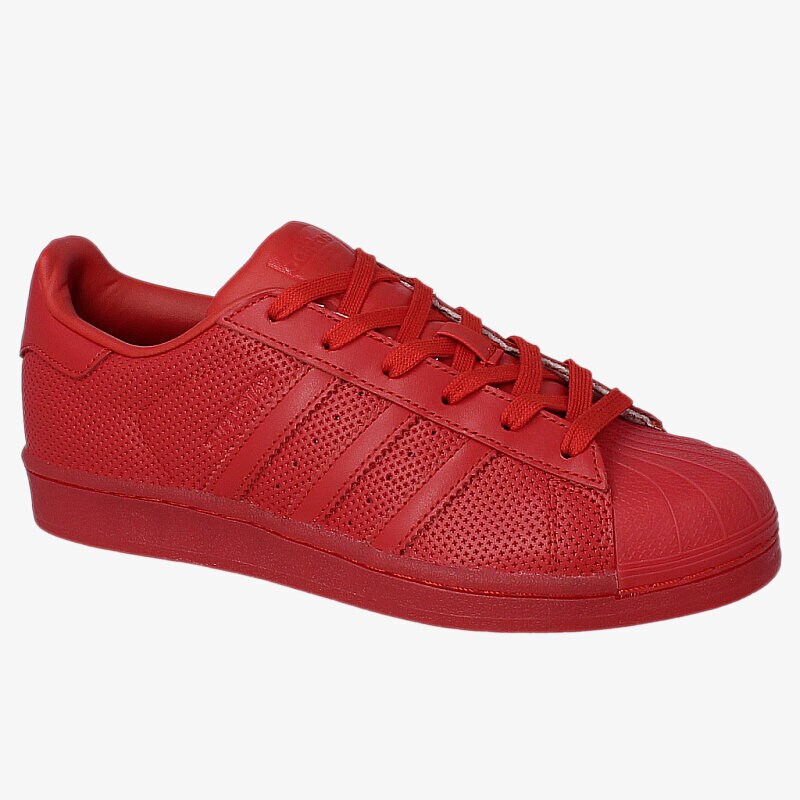 dámské tenisky ADIDAS SUPERSTAR ADICOLOR S80326W ČERVENÁ
