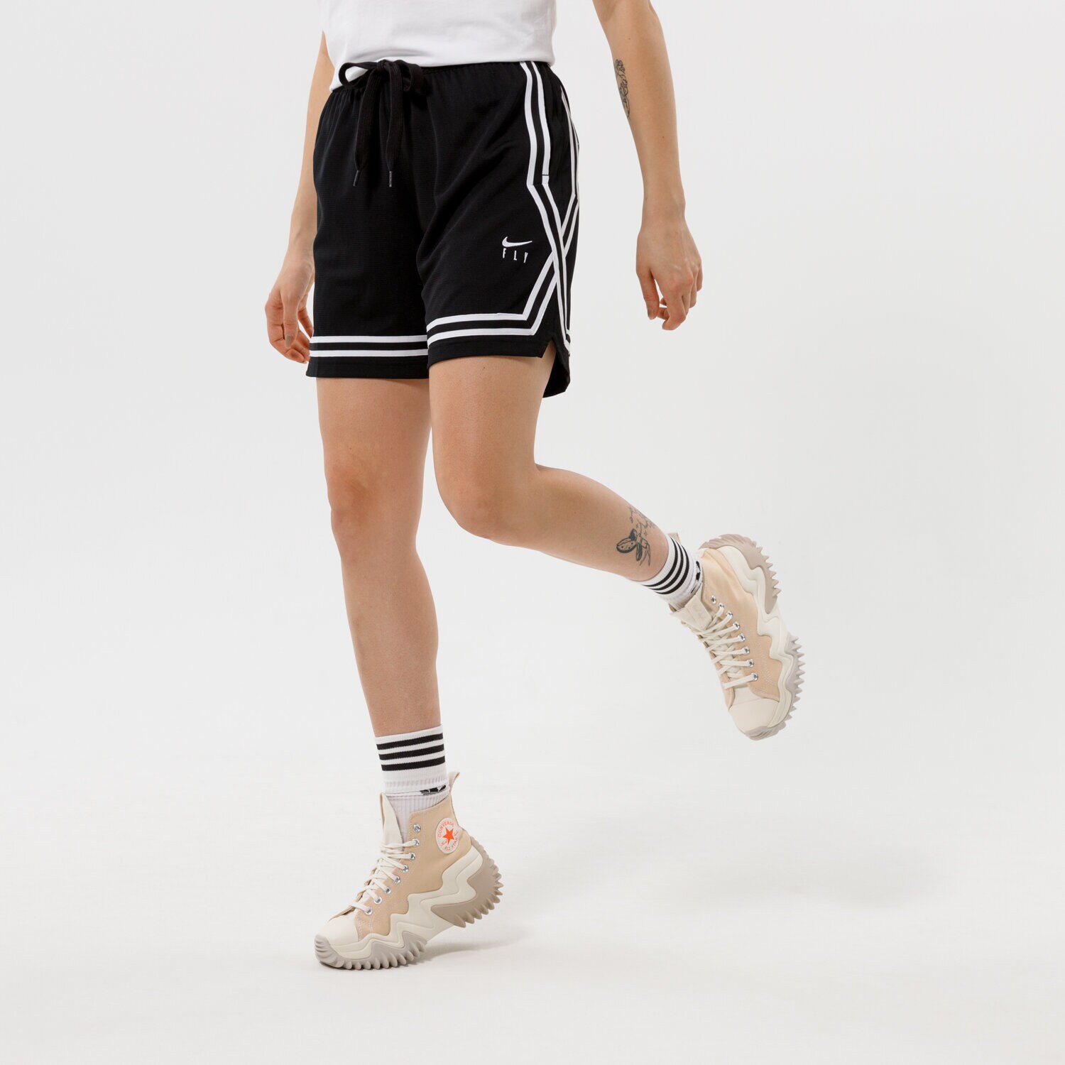 dámské kraťasy NIKE ŠORTKY  W NK FLY CROSSOVER SHORT M2Z NBA DH7325-010 ČERNÁ