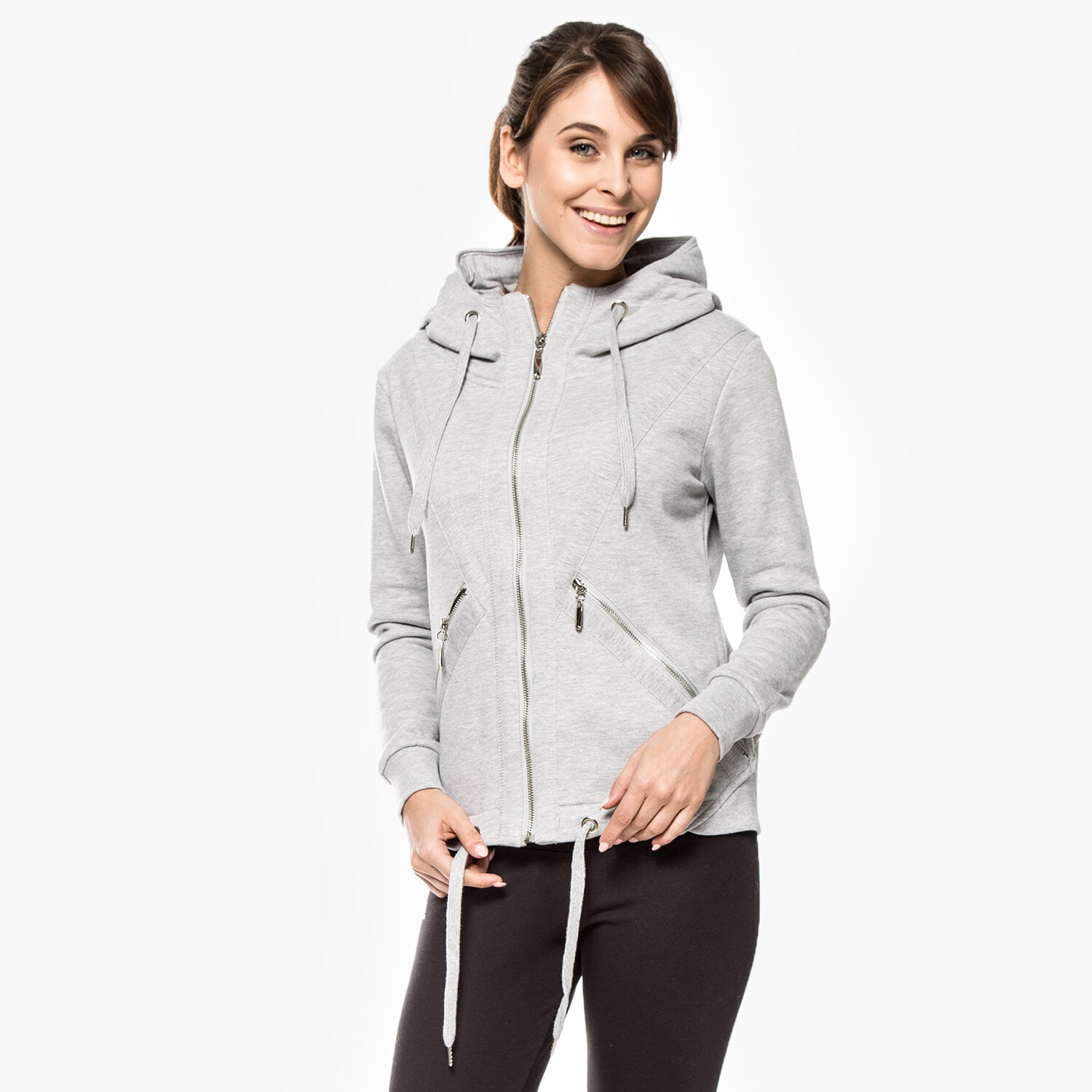 dámská mikina UMBRO MIKINA SIMO UL16BLD39001 ŠEDÁ