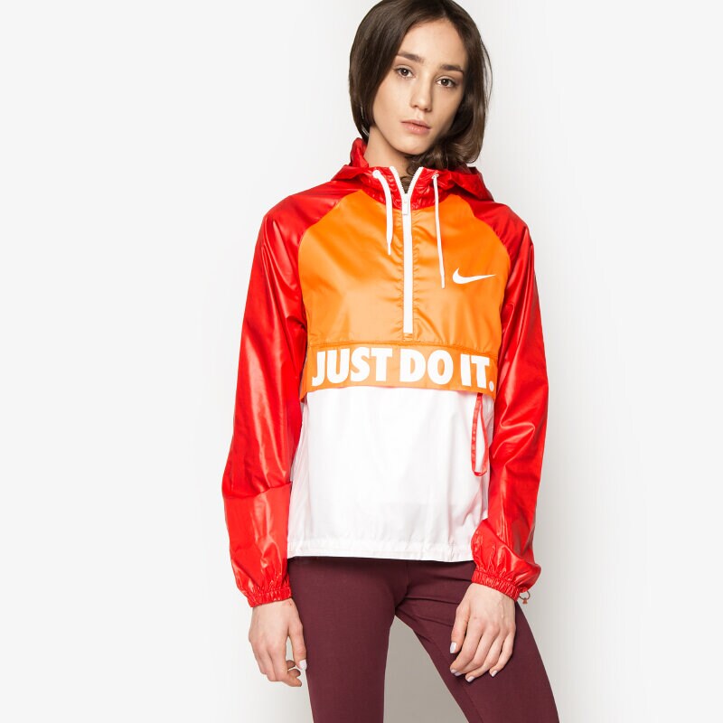 Přechodná bunda dámská (podzimní, jarní) NIKE BUNDA CITY PACKABLE 725818815 ORANŽOVÁ