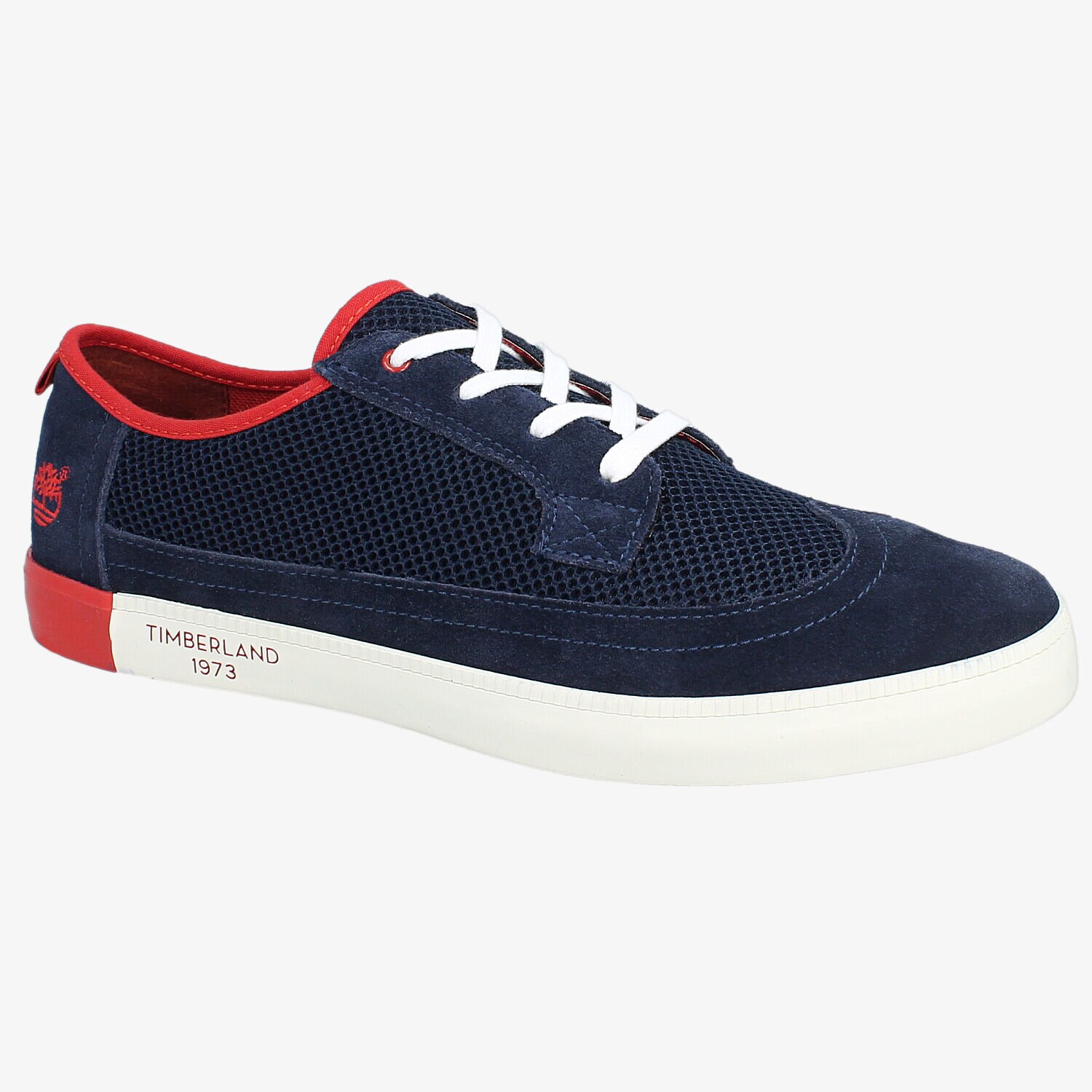 pánské tenisky TIMBERLAND NEWPORT BAY SUEDE&MESH WI A18JQ TMAVOMODRÁ
