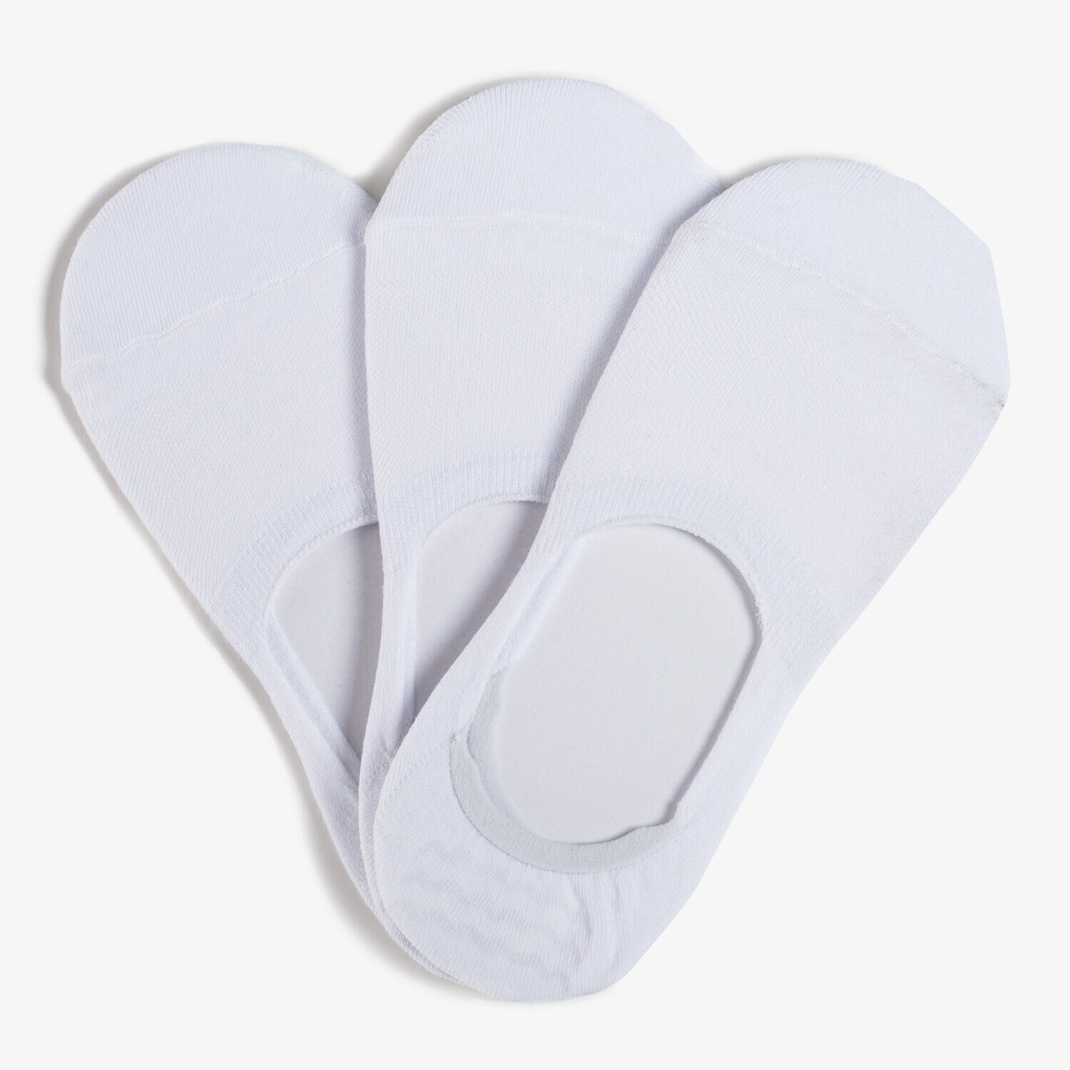 dámské ponožky SIZEER NÍZKÉ PONOŽKY  FOOTIE 3PACK SI16FTD001W BÍLÁ