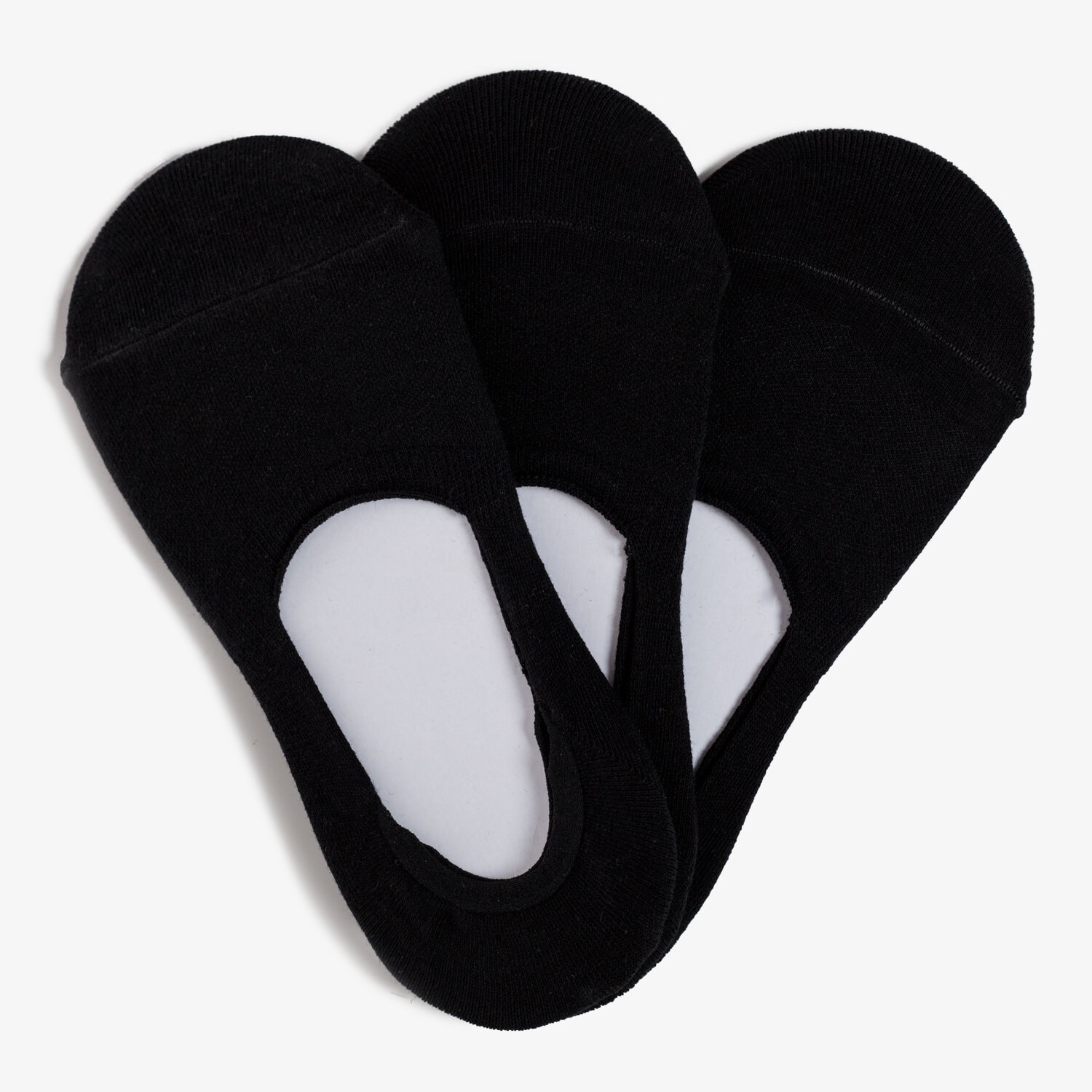 dámské ponožky SIZEER NÍZKÉ PONOŽKY  FOOTIE 3PACK SI16FTD001B ČERNÁ