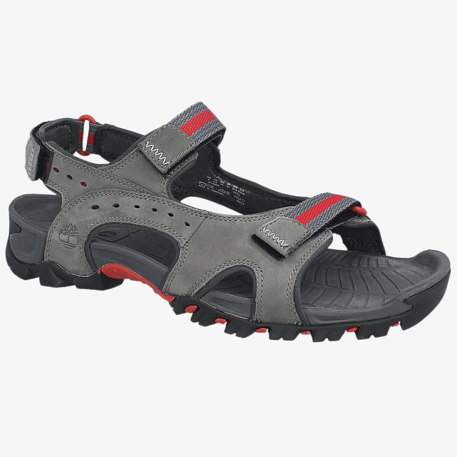 pánské sandály TIMBERLAND WAKEBY SANDAL  TB0A14NN0651 ŠEDÁ