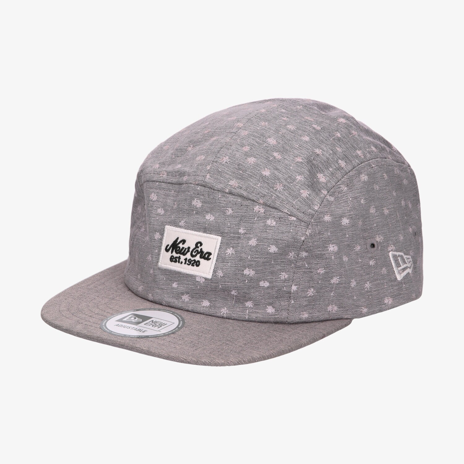 dětská kšiltovka NEW ERA ČEPICE MICRO PALM CAMPER NE BLK/WHT 80258942 ŠEDÁ