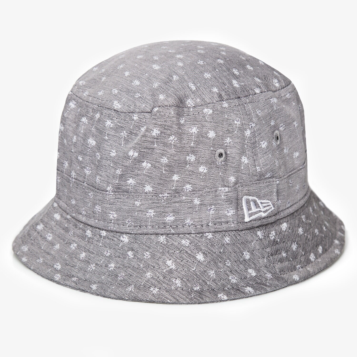 NEW ERA KLOBOUK MICRO PALM BUCKET NE BLK/WHT 80259017 ŠEDÁ