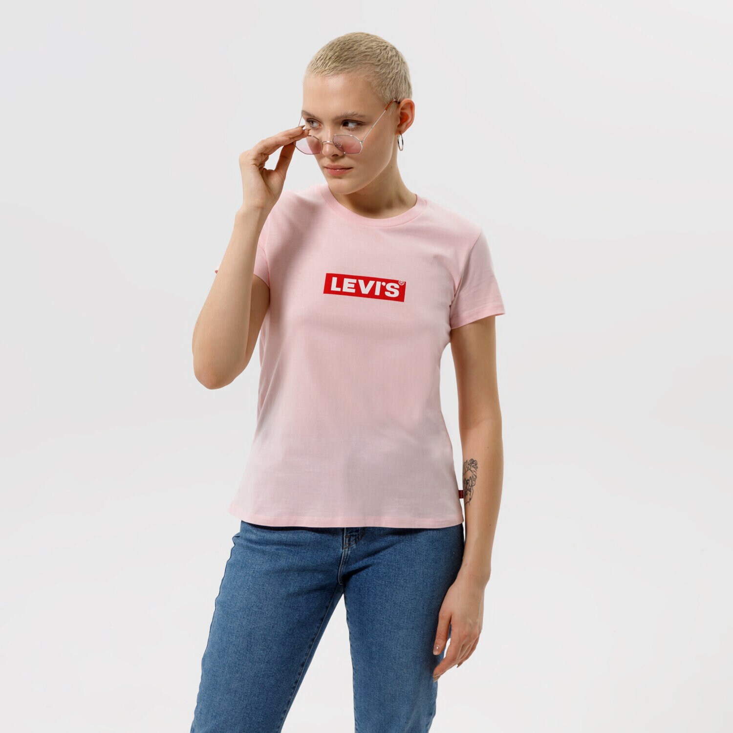 dámské tričko LEVI'S TRIČKO WT-GRAPHIC TEES A2086-0022 RŮŽOVÁ